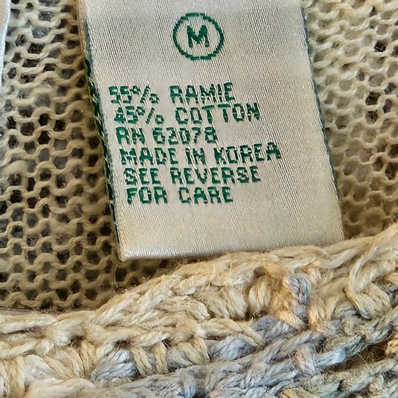 Vintage Shenanigans Multi Coloured Hand Knit Sweater- Lined -Made in Korea - Picture 6 of 8